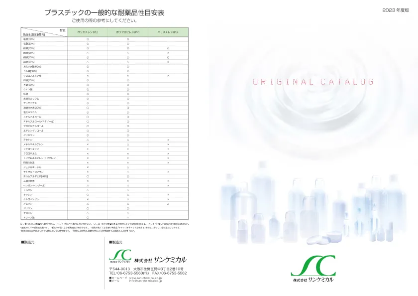 株式会社サンケミカル　製品カタログ